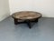 Large Round Ceramic and Oak Coffee Table by Tue Poulsen for Haslev Møbelsnedkeri, Denmark, 1963, Image 9