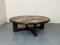 Large Round Ceramic and Oak Coffee Table by Tue Poulsen for Haslev Møbelsnedkeri, Denmark, 1963 11