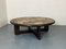 Large Round Ceramic and Oak Coffee Table by Tue Poulsen for Haslev Møbelsnedkeri, Denmark, 1963, Image 11