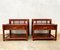 Bamboo and Wooden Tables, 1980s, Set of 2, Image 4