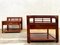 Bamboo and Wooden Tables, 1980s, Set of 2 14