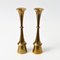 Danish Brass Candleholders from Hyslop, Set of 2 3
