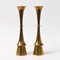 Danish Brass Candleholders from Hyslop, Set of 2 1