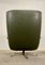 Mid-Century Danish Green Leather and Chromed Easy Chair, 1970s 7