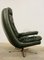 Mid-Century Danish Green Leather and Chromed Easy Chair, 1970s 6