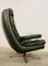 Mid-Century Danish Green Leather and Chromed Easy Chair, 1970s, Image 6
