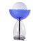 Cioppo Table Lamp in Transparent and Blue Murano Glass by Bottega Veneziana, Image 1