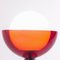 Lampe de Bureau en Verre de Murano Rouge et Transparent par Bottega Veneziana 2