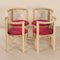 Danish String Chairs by Niels J. Haugesen for Tranekas, 1980s, Set of 4 12