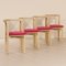 Danish String Chairs by Niels J. Haugesen for Tranekas, 1980s, Set of 4 3