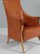 Saddle Leather Lounge Chair by Umberto Asnago for Giorgetti, Image 5