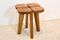 Aapila Stool in Pinewood attributed to Rauni Peippo for Stockmann Orno, Finland, 1930s 1