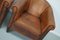 Vintage Dutch Cognac Leather Club Chairs, Set of 2 2