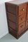 Dutch Oak Apothecary Cabinet or Filing Cabinet, 1930s, Image 6