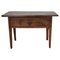 Antique Spanish Rustic Farmhouse Chestnut Side Table / Console, 18th Century, Image 1
