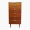 Teak Tall Boy Chest of Drawers attributed to Austin Suite, 1960s 1