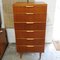 Teak Tall Boy Chest of Drawers attributed to Austin Suite, 1960s, Image 4