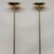 Tall Brass-Plated Adjustable Up-Lights, 1980s, Set of 2 7