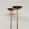 Tall Brass-Plated Adjustable Up-Lights, 1980s, Set of 2, Image 4