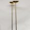 Tall Brass-Plated Adjustable Up-Lights, 1980s, Set of 2 2