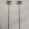 Tall Brass-Plated Adjustable Up-Lights, 1980s, Set of 2 5