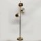 Brass-Plated Adjustable 3-Spot Floor Lamp attributed to Underwriters Laboratories, 1980s 1