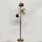 Brass-Plated Adjustable 3-Spot Floor Lamp attributed to Underwriters Laboratories, 1980s, Image 1
