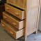 Tall Limed Oak Cabinet with Top Cupboard and Drawers, 1930s, Image 5