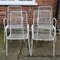 Italian White Garden Chairs attributed to Emu, 1960s, Set of 4 3