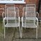 Italian White Garden Chairs attributed to Emu, 1960s, Set of 4, Image 3