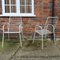 Italian White Garden Chairs attributed to Emu, 1960s, Set of 4, Image 7