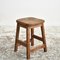 Small Wooden Lab Stool, 1950s 1
