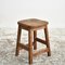 Small Wooden Lab Stool, 1950s, Image 1