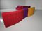 Chromatic Modular Sofa by Kwok Hoi Chan for Steiner, 1970s, Set of 3 8