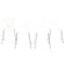 Sedie da pranzo serie 3107 bianche di Arne Jacobsen per Fritz Hansen, 2011, set di 4, Immagine 1