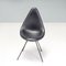 Sedie modello 3110 in pelle nera di Arne Jacobsen per Fritz Hansen, anni 2010, set di 10, Immagine 4