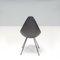 Schwarze Modell 3110 Drop Chairs aus Leder von Arne Jacobsen für Fritz Hansen, 2010er, 10 . Set 9