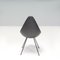 Sedie modello 3110 in pelle nera di Arne Jacobsen per Fritz Hansen, anni 2010, set di 10, Immagine 9