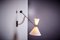 Lámpara de pared ajustable con contrapeso, Francia, años 50, Imagen 5