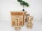 Mid-Century Bamboo Tiki Bar and Stools, 1970s, Set of 4, Image 6