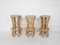 Mid-Century Bamboo Tiki Bar and Stools, 1970s, Set of 4, Image 12