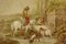 Pinturas al óleo sobre lienzo, Escenas rurales, Finales del siglo XIX. Juego de 2, Imagen 4