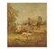 Pinturas al óleo sobre lienzo, Escenas rurales, Finales del siglo XIX. Juego de 2, Imagen 6