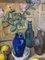 Schwedischer Künstler, Vase mit Kamelien, 20. Jh., Öl auf Leinwand, Gerahmt 6