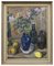 Swedish Artist, Vase with Camellias, 20th Century, Oil on Canvas, Framed, Image 1