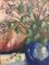Artista sueco, Flores en un jarrón, Pintura al óleo sobre tabla, años 40, enmarcado, Imagen 4