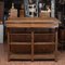 Art Nouveau Sideboard Bookcase with Flap-Openable Lectern, Italy 1