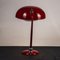 Vintage Red Metal Ministerial Type Lamp, Italy, 1950 8