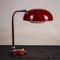 Vintage Red Metal Ministerial Type Lamp, Italy, 1950 1