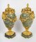 19th Century Gilt Bronze and Marble Incense Burners, Set of 2 3